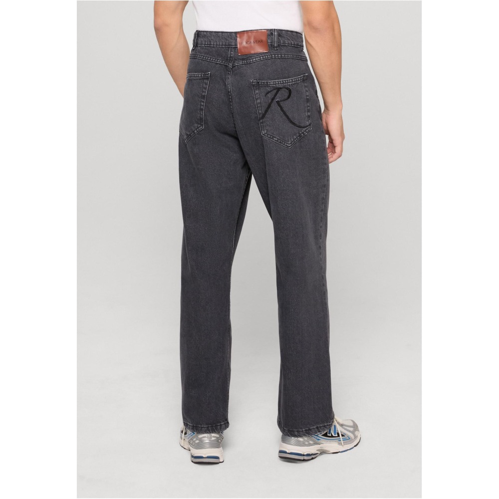 Rocawear - JJ Baggy Denim Hose gerades bein - Grau
